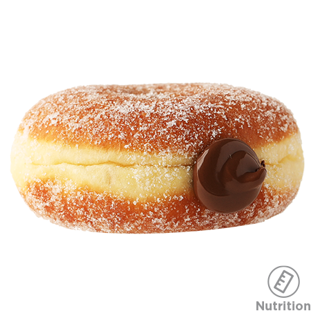 Calories in Gloria Jeans Choc Hazelnut Donut